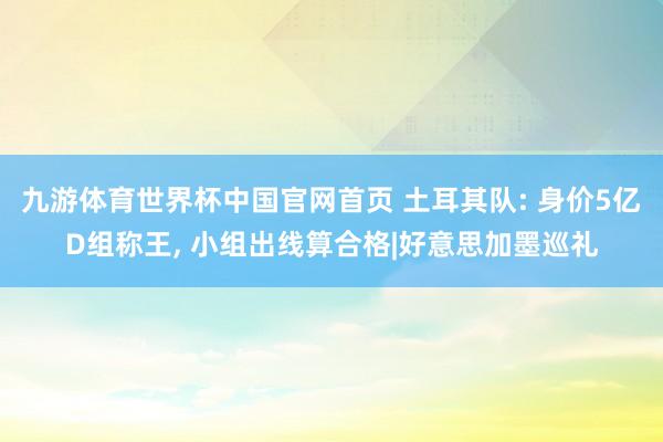 九游体育世界杯中国官网首页 土耳其队: 身价5亿D组称王, 小组出线算合格|好意思加墨巡礼