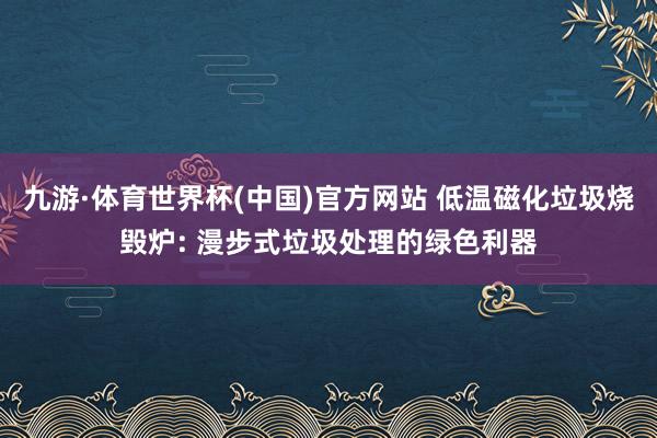 九游·体育世界杯(中国)官方网站 低温磁化垃圾烧毁炉: 漫步式垃圾处理的绿色利器