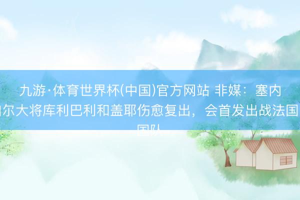 九游·体育世界杯(中国)官方网站 非媒:塞内加尔大将库利巴利和盖耶伤愈复出,会首发出战法国队